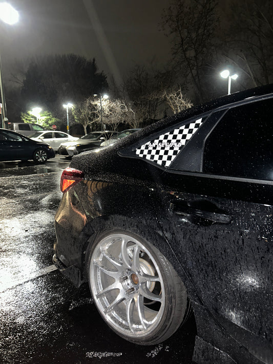 I Am Second Checkered Banner