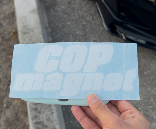 Cop Magnet Sticker